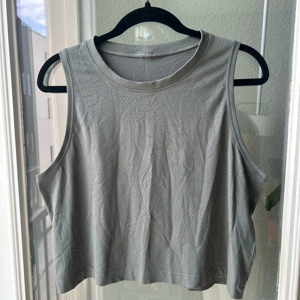 Lululemon Green “Chicago” Sleeveless Tank - Picture 1 of 4